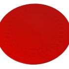 Able2 anti-slip matten rond 14 cm rood